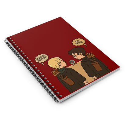 Magical Spiral Notebook - Perfect for Potterheads, Journaling, School Supplies, Gift for Harry Potter Fans, Archery Fans, Quirky Stationery