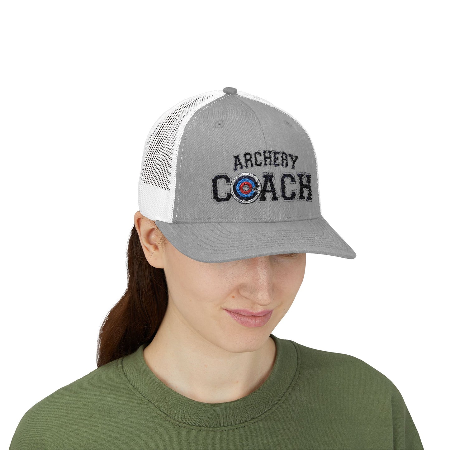 Archery Coach Snapback Trucker Cap