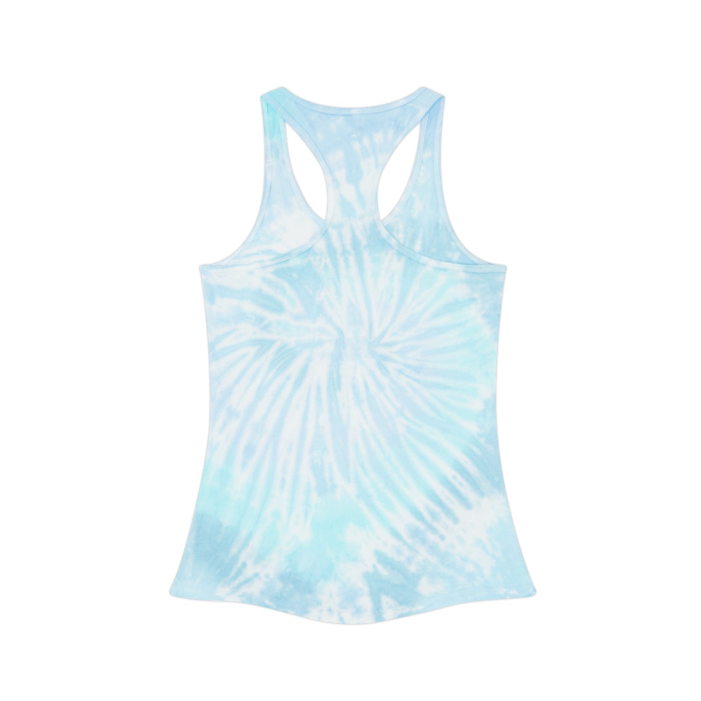 Summer Vibes Tie Dye Racerback Tank Top for Beach Days