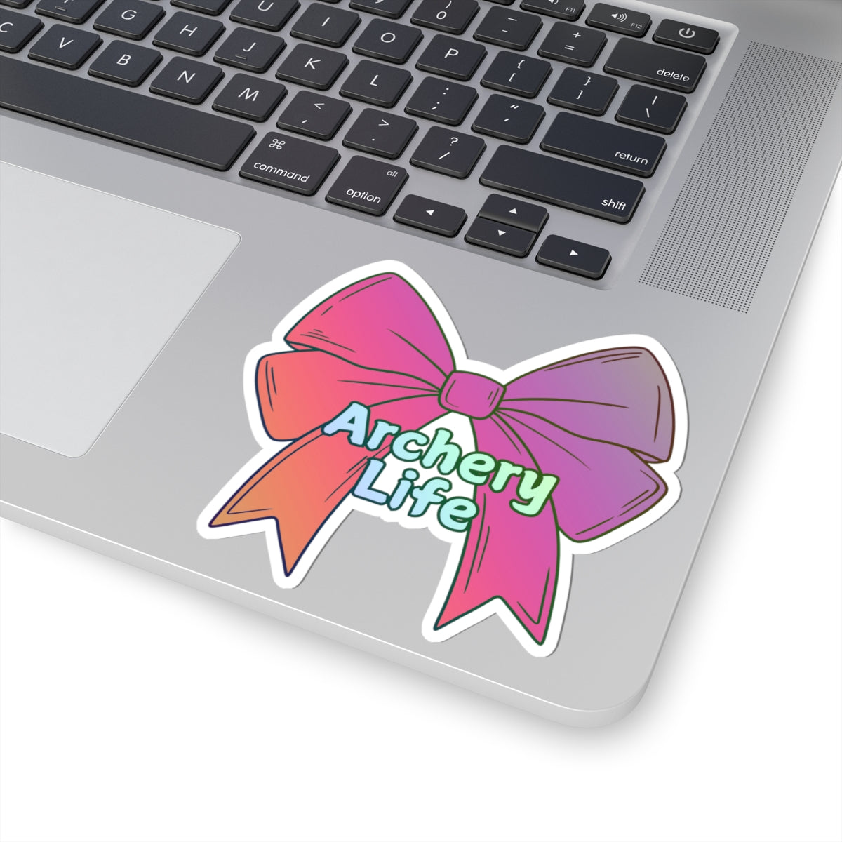 Colorful Archery Life Bow Stickers | Cute Bow Design | Perfect for Laptops, Water Bottles, Journals, Gifts, and Caring Enthusiasts