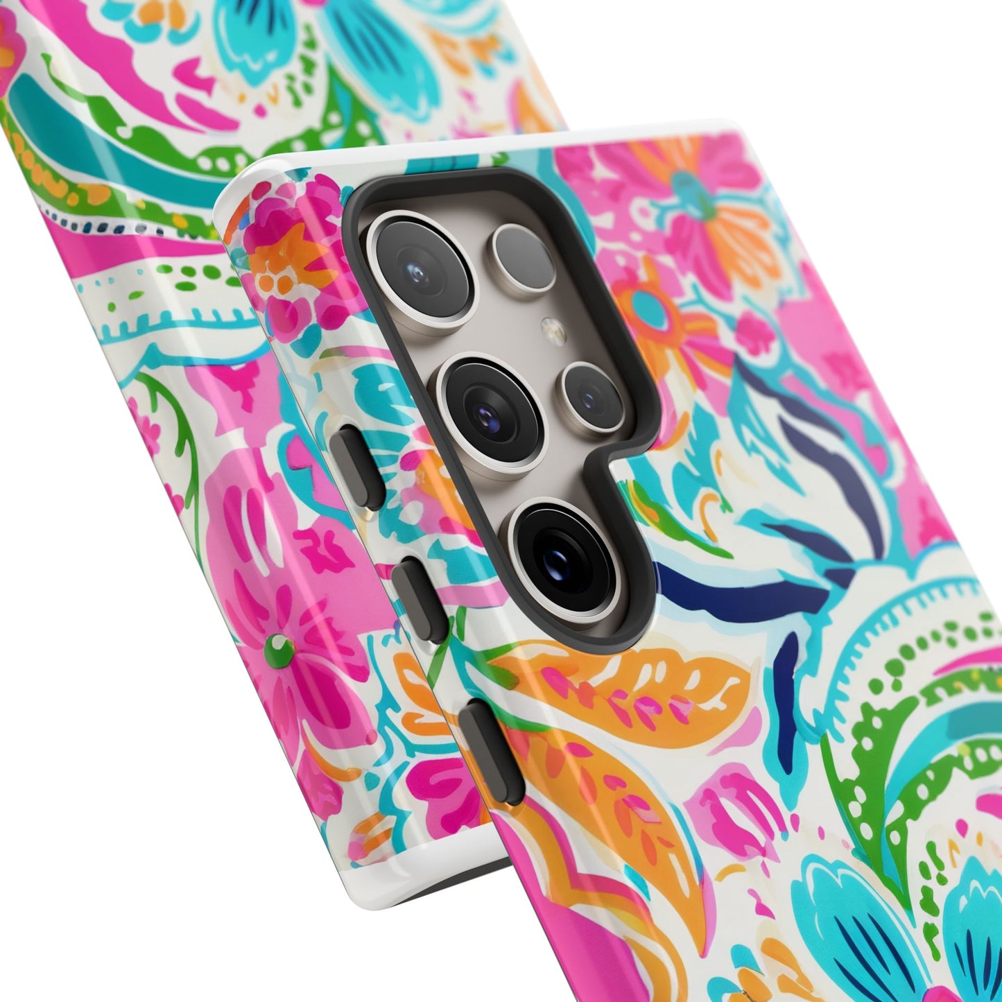 Vibrant Floral Phone Case - Tough & Stylish Protection