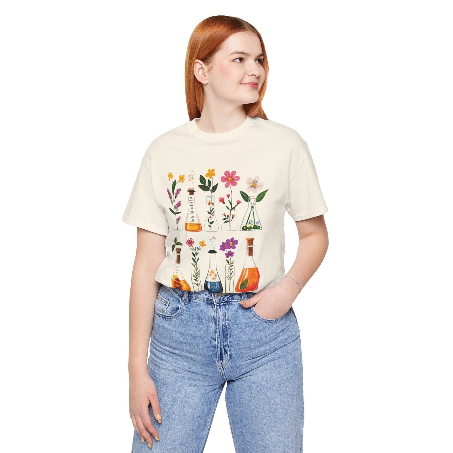 Floral Science Unisex Tee - Perfect for Gardeners & Nature Lovers
