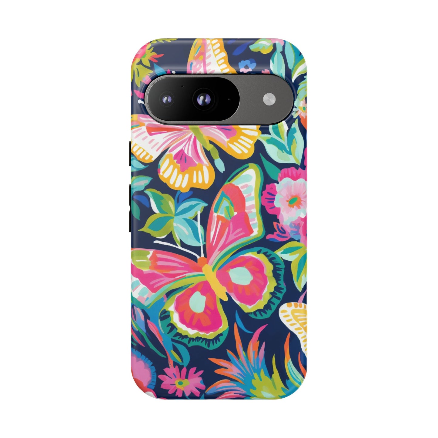 Floral Butterfly Phone Case - Tough Cases for Nature Lovers