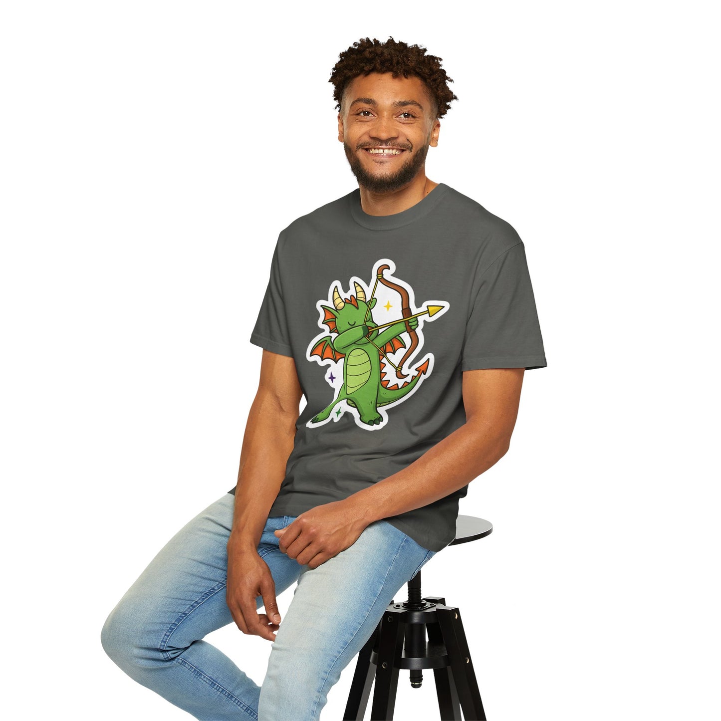 Dragon Archer T-Shirt | Cute Gift for Kids, Fantasy Fans, Birthday, Anime Lovers, Playful Apparel