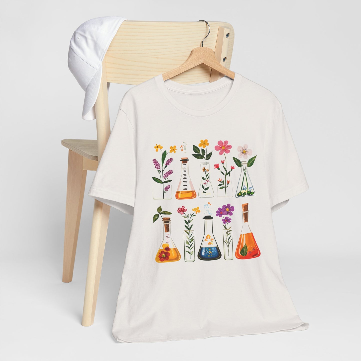 Floral Science Unisex Tee - Perfect for Gardeners & Nature Lovers