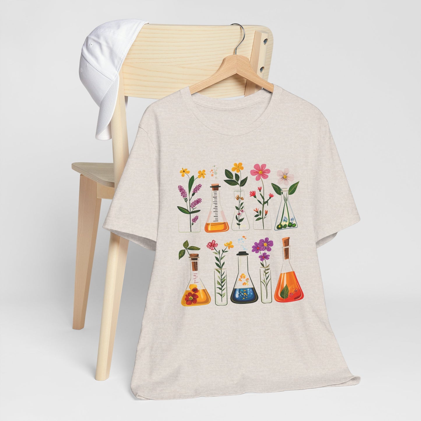 Floral Science Unisex Tee - Perfect for Gardeners & Nature Lovers