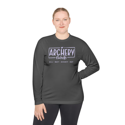 Unisex Archery Long Sleeve Tee, Perfect for Sports Enthusiasts, Gift for Archery Lovers, Outdoor Activities, Everyday Casual Wear