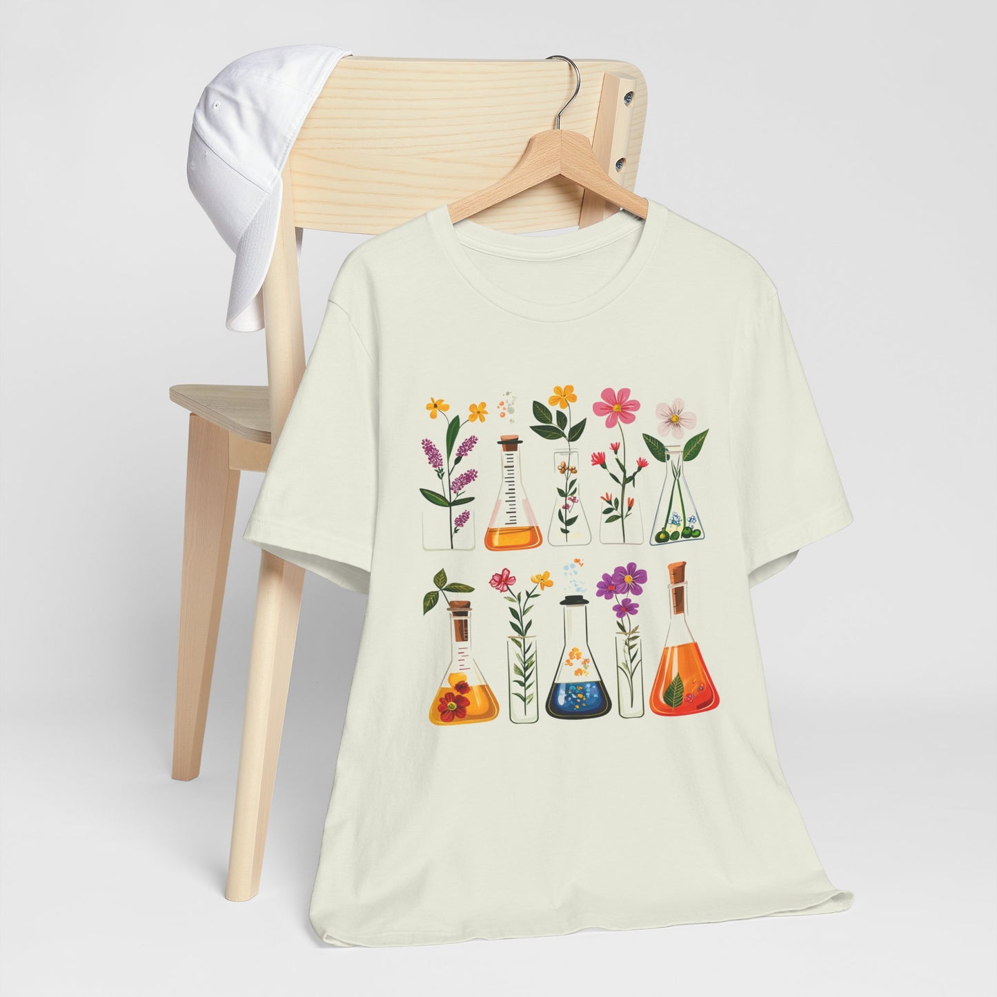 Floral Science Unisex Tee - Perfect for Gardeners & Nature Lovers