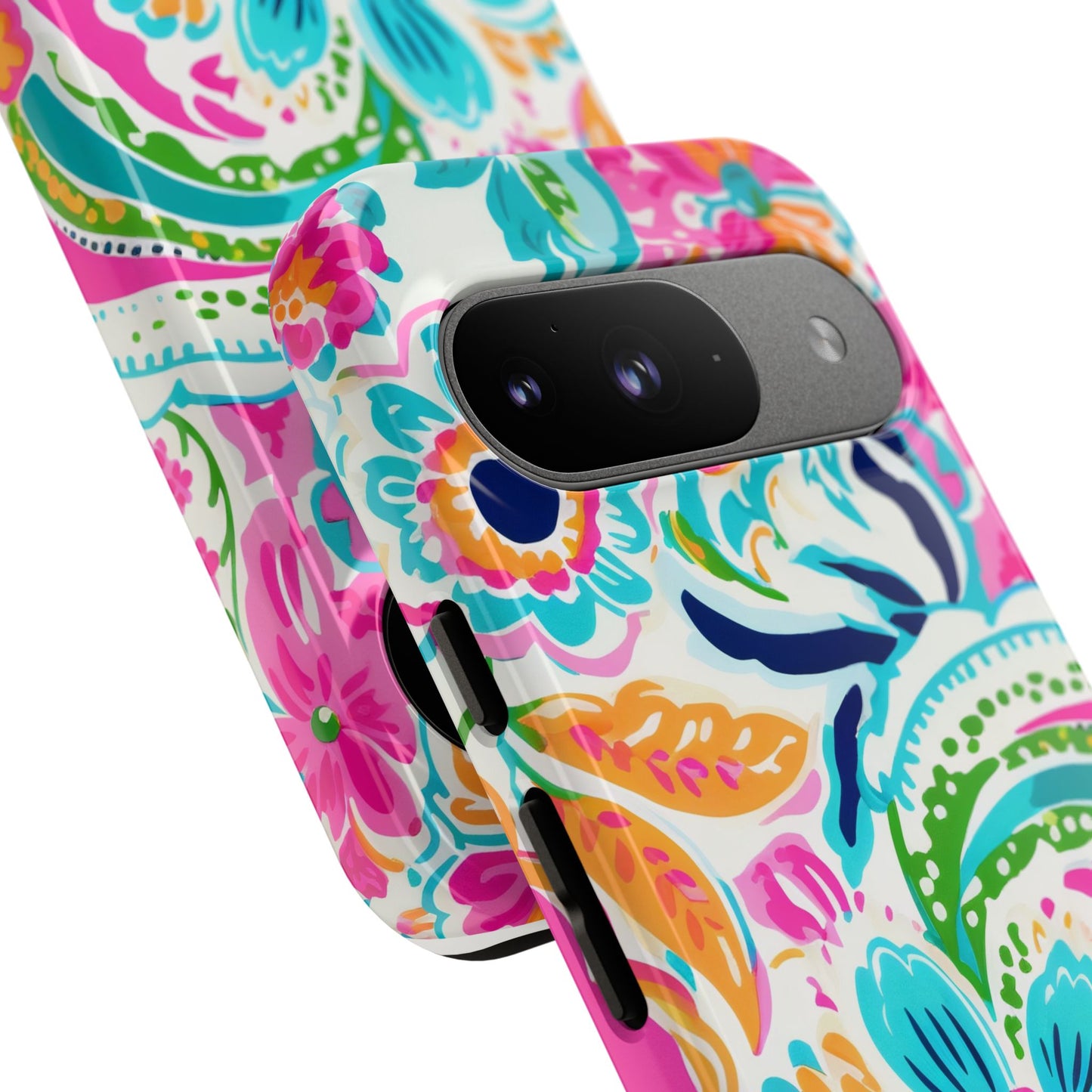 Vibrant Floral Phone Case - Tough & Stylish Protection