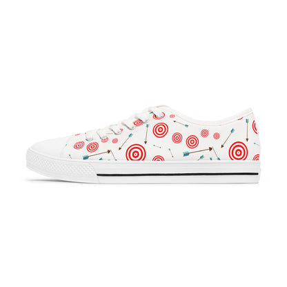 Stylish Women's Low Top Sneakers with Colorful Target Design | Unique Casual Footwear, Great for Everyday Wear, Gift for Her, Trendy [...]