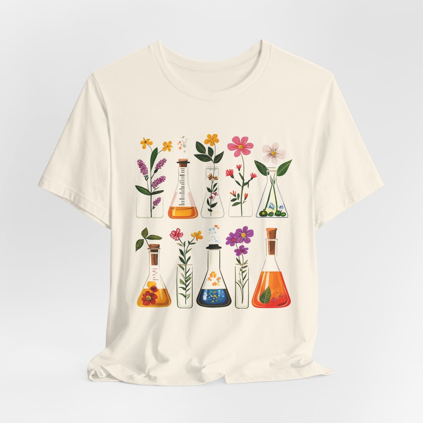 Floral Science Unisex Tee - Perfect for Gardeners & Nature Lovers