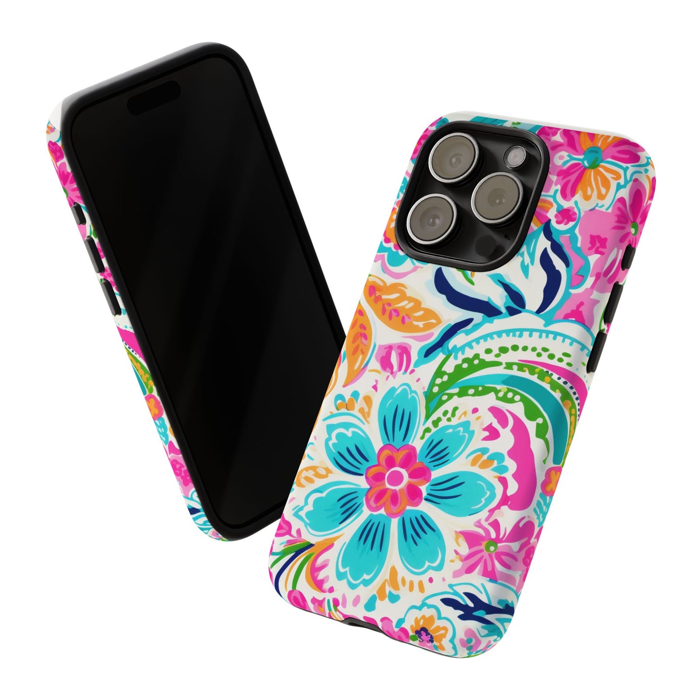 Vibrant Floral Phone Case - Tough & Stylish Protection