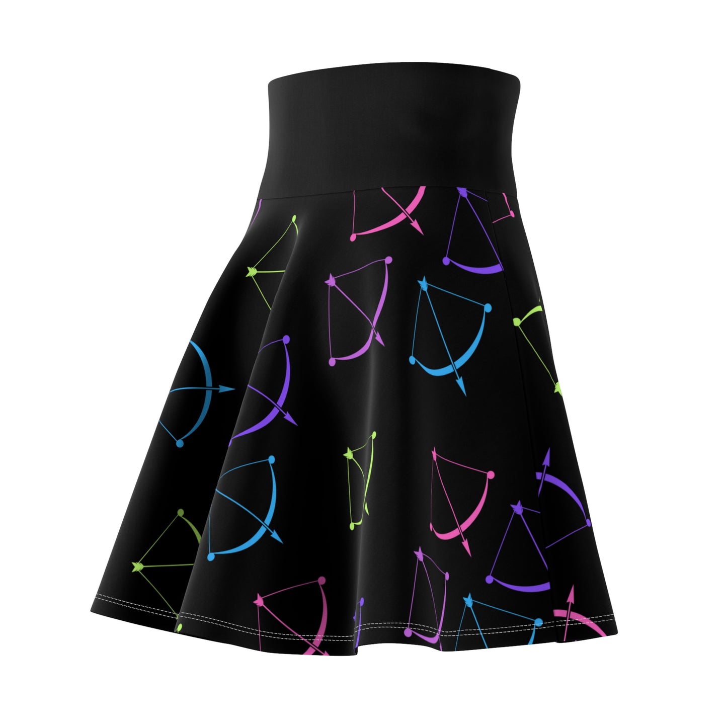 Colorful Archery Skater Skirt