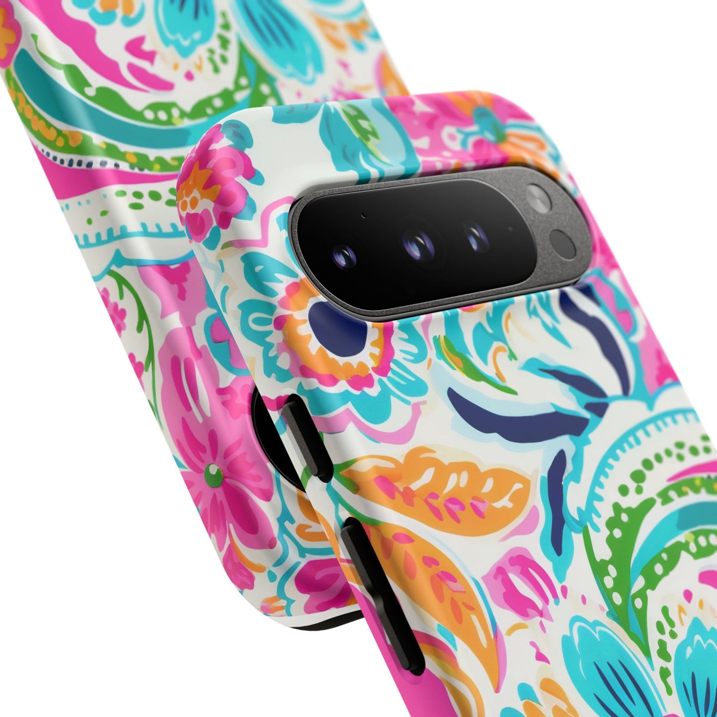 Vibrant Floral Phone Case - Tough & Stylish Protection