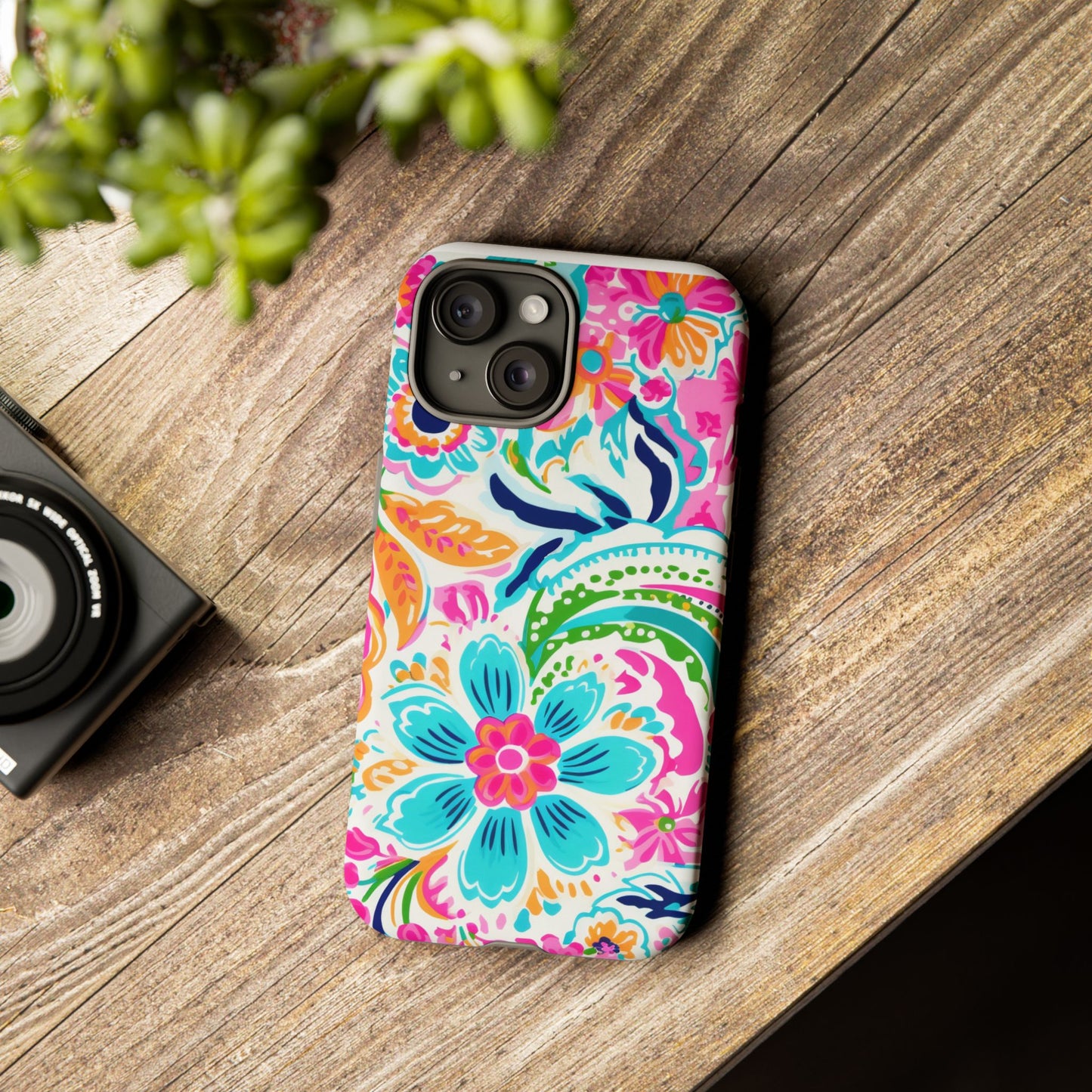 Vibrant Floral Phone Case - Tough & Stylish Protection