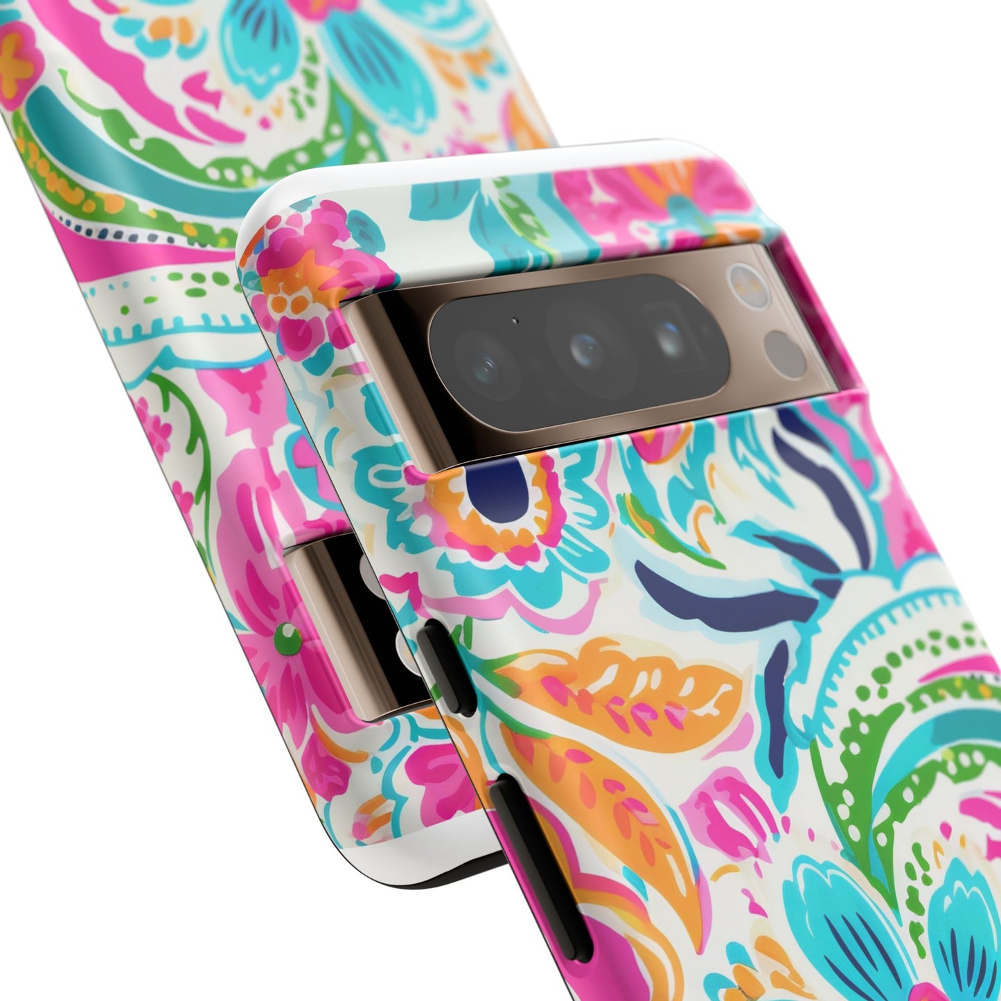 Vibrant Floral Phone Case - Tough & Stylish Protection