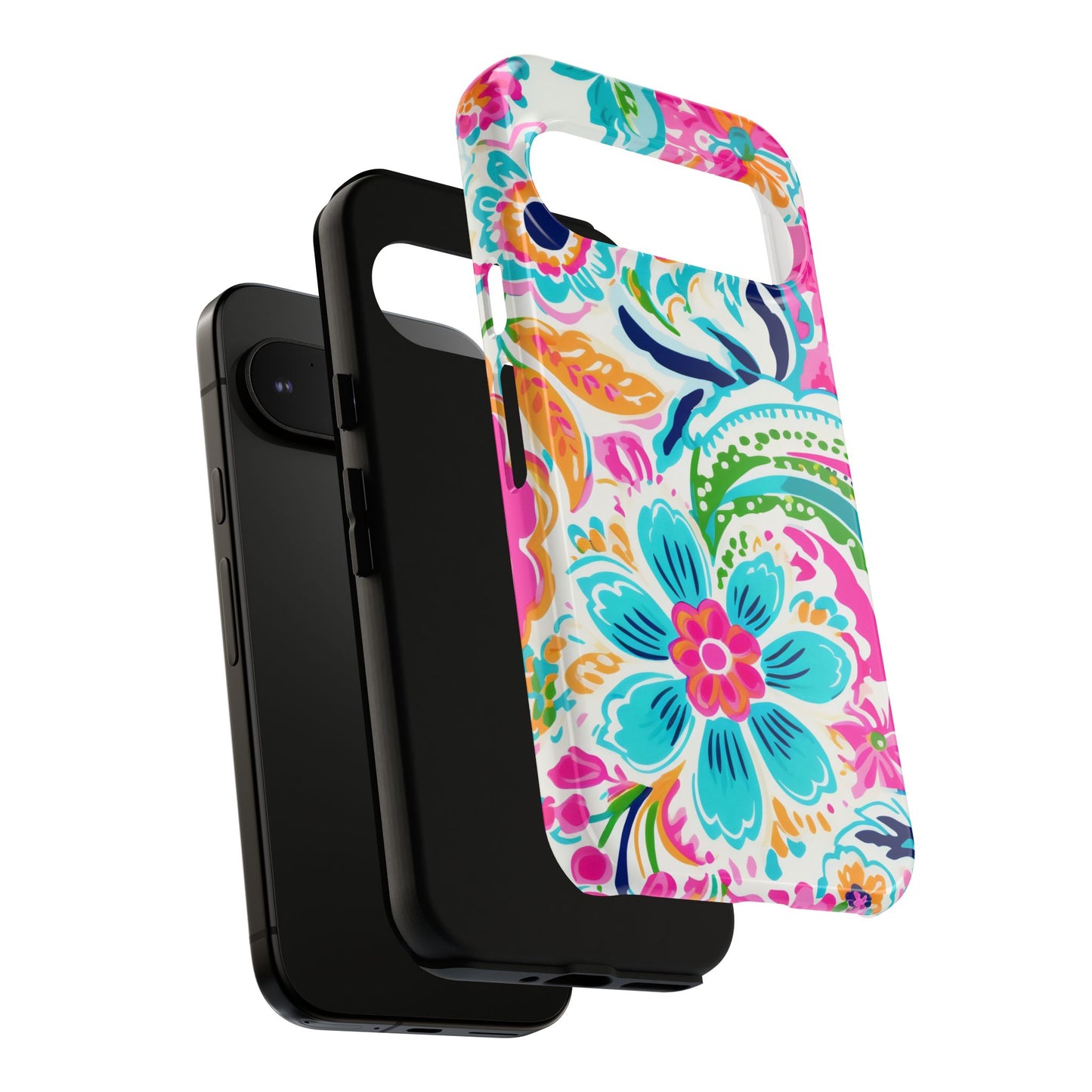 Vibrant Floral Phone Case - Tough & Stylish Protection