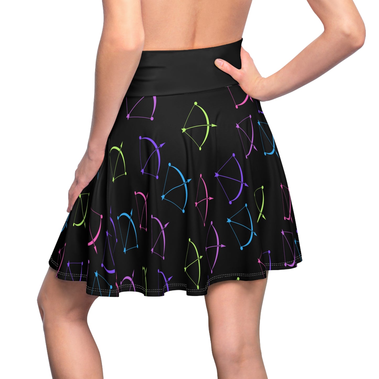 Colorful Archery Skater Skirt