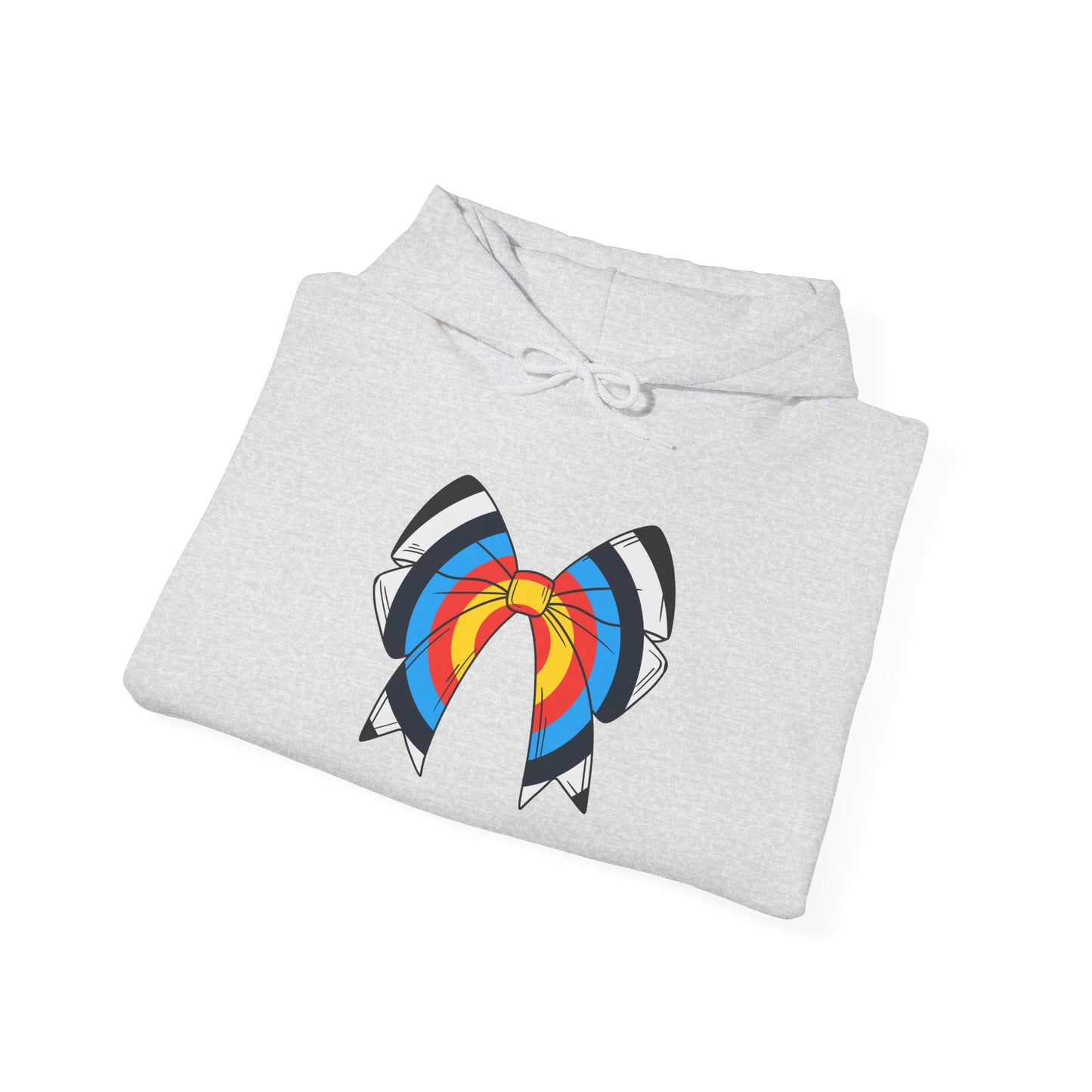 Archery Bow Hoodie With Mini Bows on Sleeves