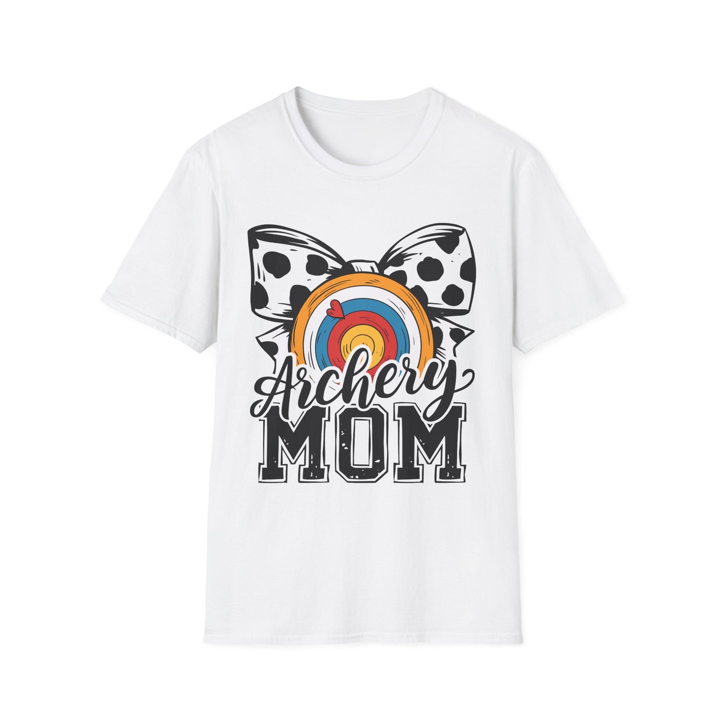 Archery Mom Graphic T-Shirt | Unisex Softstyle Tee for Proud Archery Moms