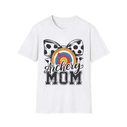 Archery Mom Graphic T-Shirt | Unisex Softstyle Tee for Proud Archery Moms