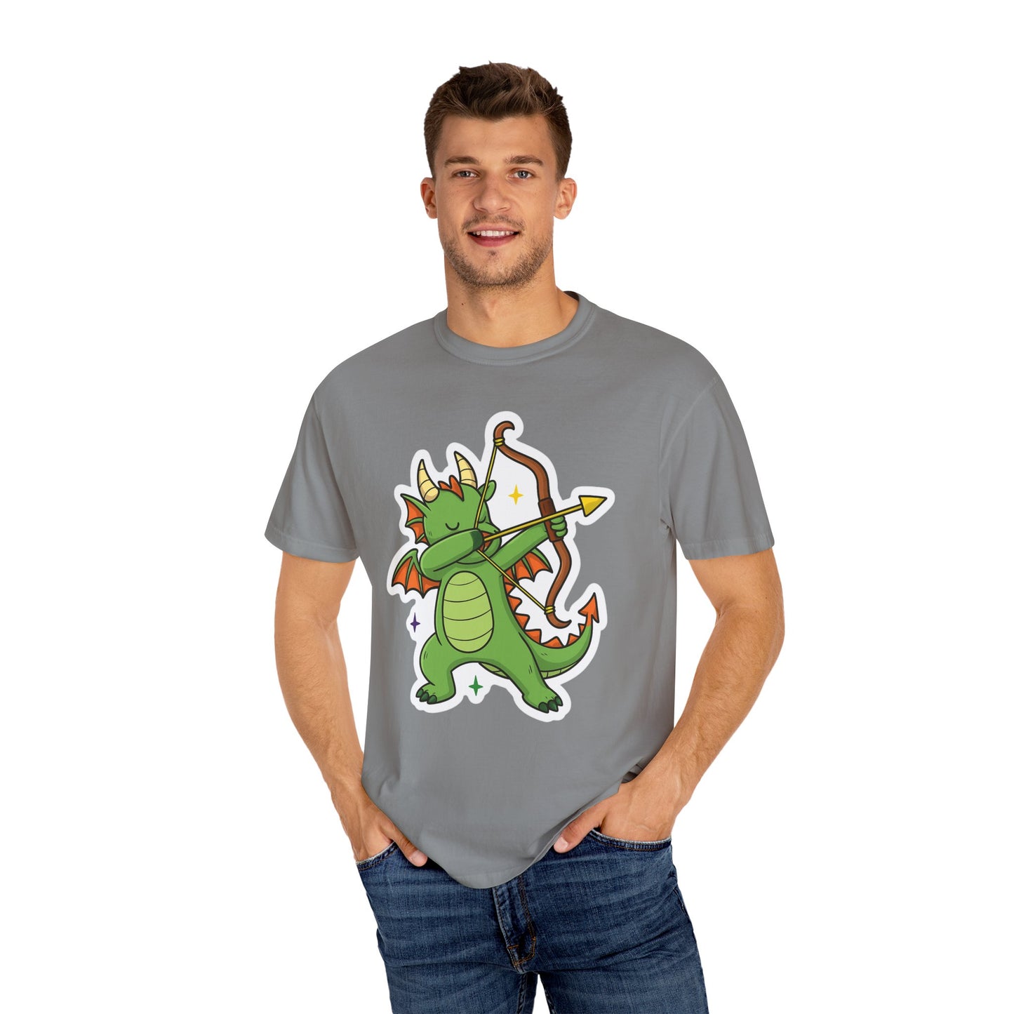 Dragon Archer T-Shirt | Cute Gift for Kids, Fantasy Fans, Birthday, Anime Lovers, Playful Apparel