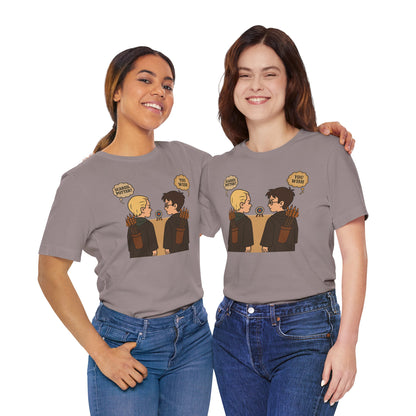 Funny Hogwarts-Themed Tee, Casual Wear, Gift for Fans, Harry Potter Humor, Unisex T-Shirt, Nerdy Clothing