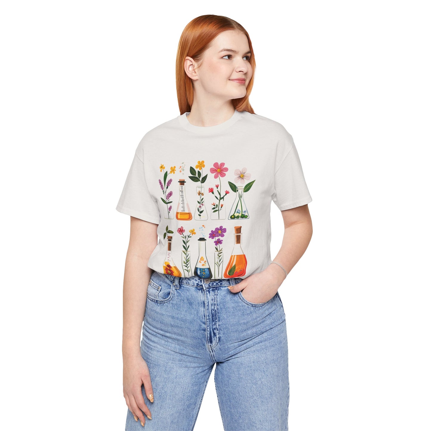 Floral Science Unisex Tee - Perfect for Gardeners & Nature Lovers