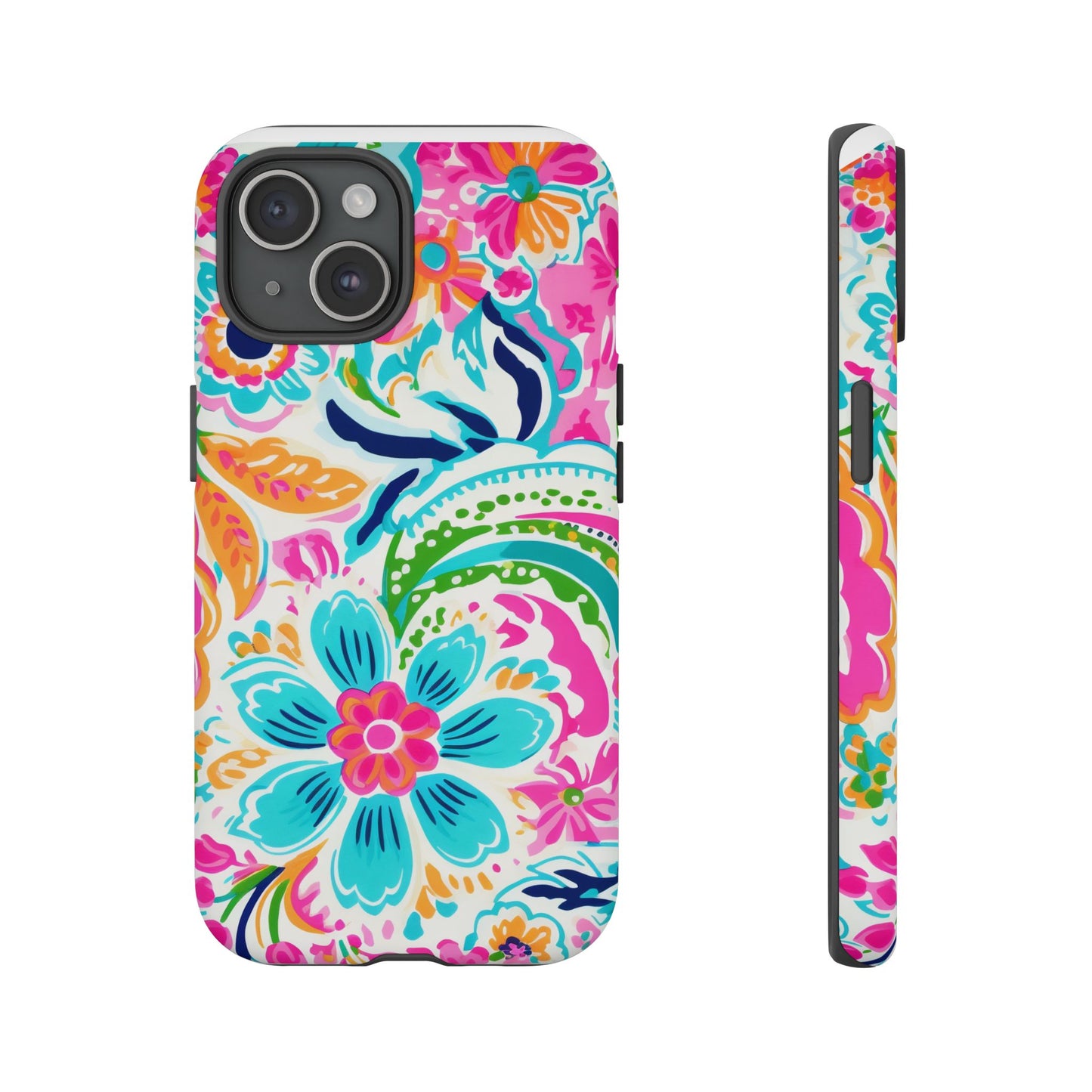 Vibrant Floral Phone Case - Tough & Stylish Protection