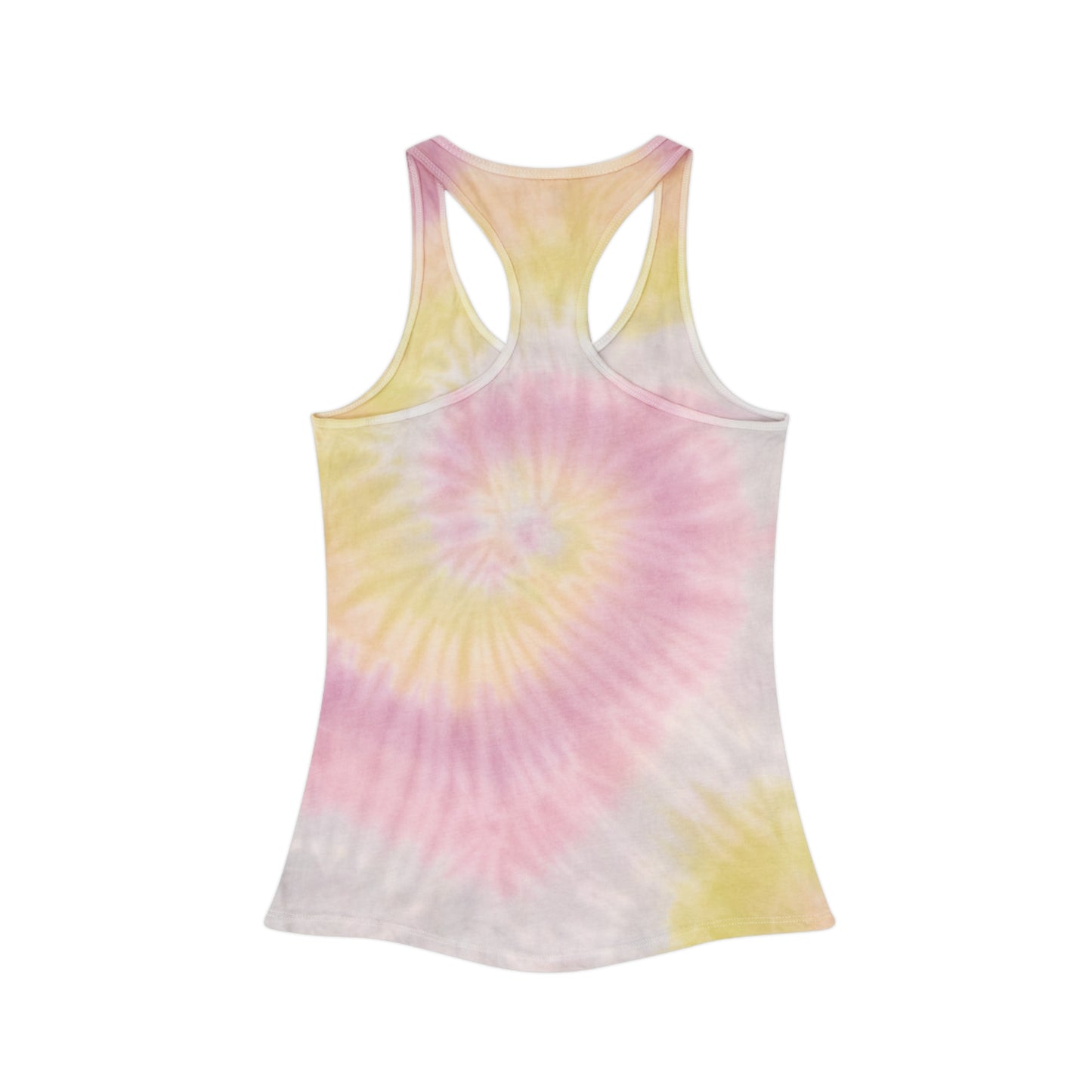 Summer Vibes Tie Dye Racerback Tank Top for Beach Days