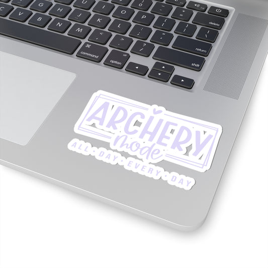 Archery Mode Kiss-Cut Stickers | Perfect for Archers & Enthusiasts | Great for Laptops, Water Bottles, Journals, Gifts