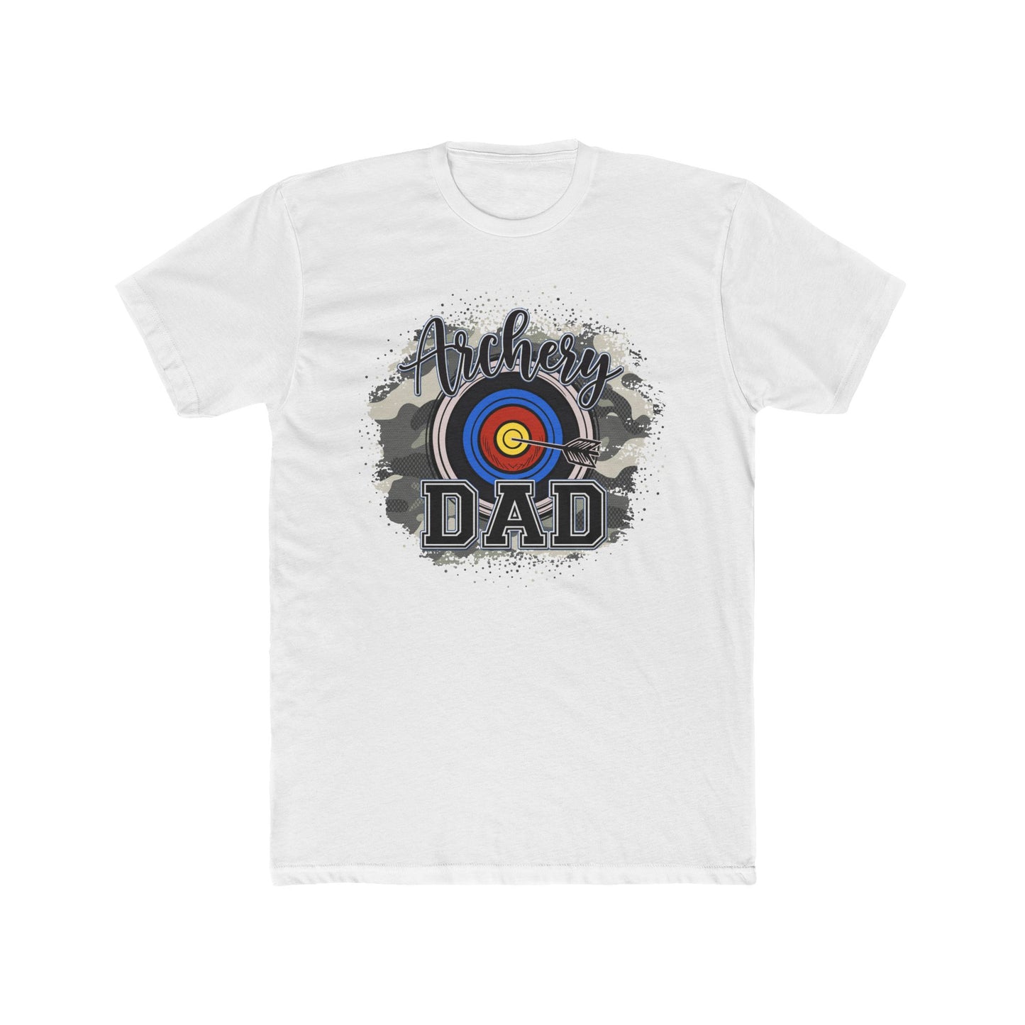 Archery Dad Unisex Cotton Crew Tee - Perfect Gift for Fathers, Archery Enthusiasts, Outdoor Lovers, Birthday Present, Father's Day Gift