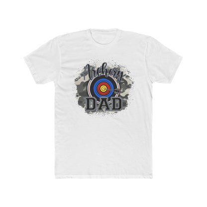 Archery Dad Unisex Cotton Crew Tee - Perfect Gift for Fathers, Archery Enthusiasts, Outdoor Lovers, Birthday Present, Father's Day Gift