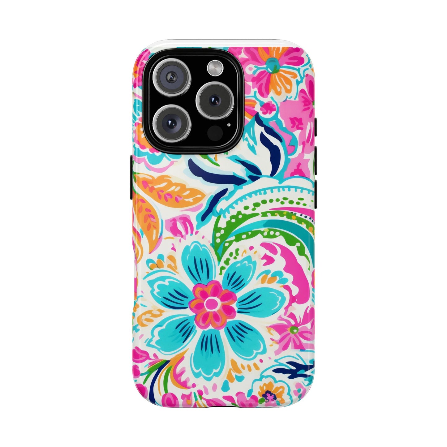 Vibrant Floral Phone Case - Tough & Stylish Protection