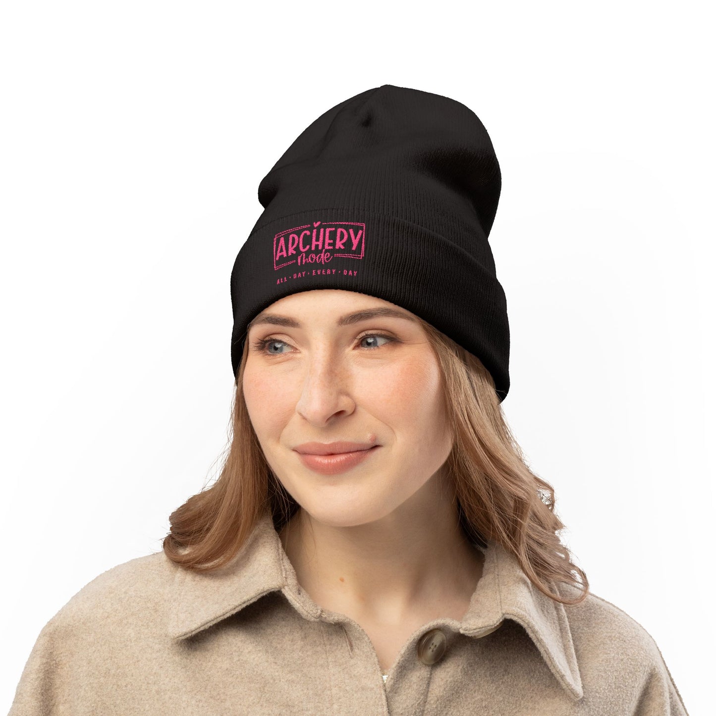 Embroidered Archery Knit Beanie, Cozy Winter Hat, Great Gift for Archery Lovers, Personalized Beanie for Sports Enthusiasts, [...]