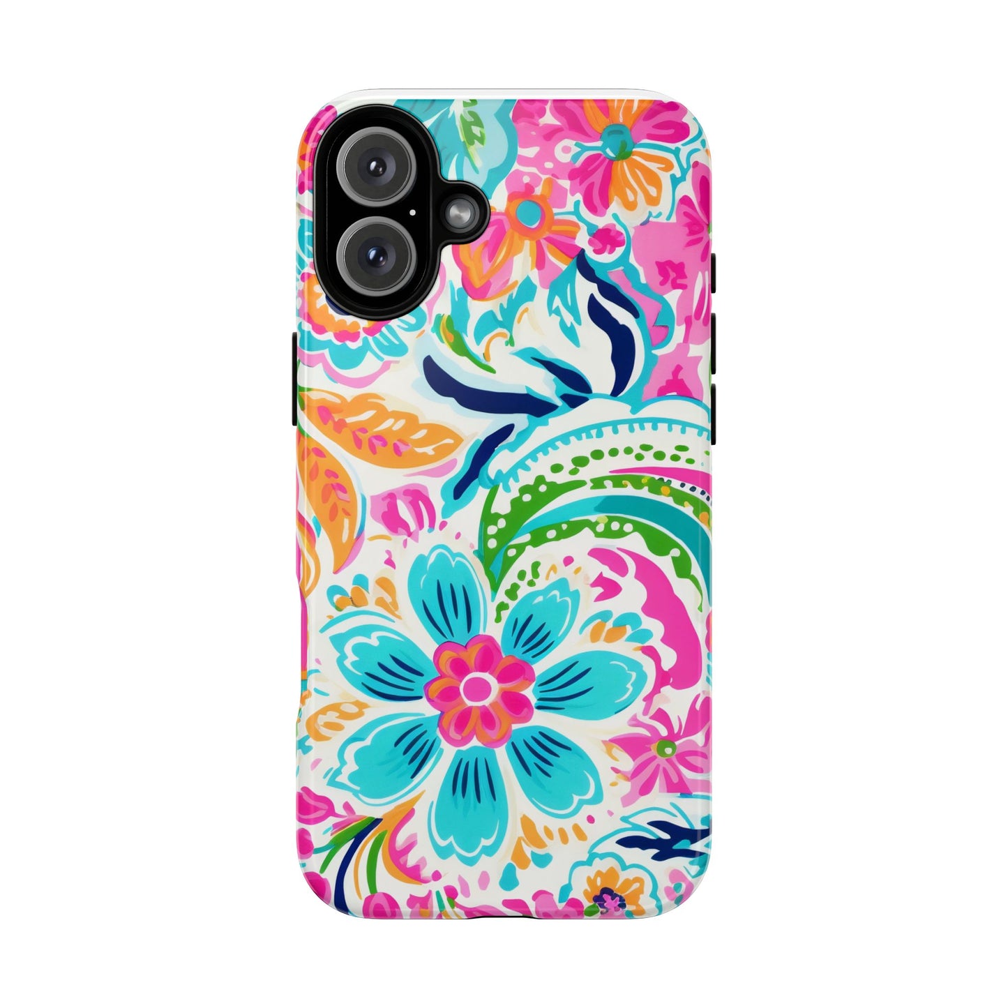 Vibrant Floral Phone Case - Tough & Stylish Protection