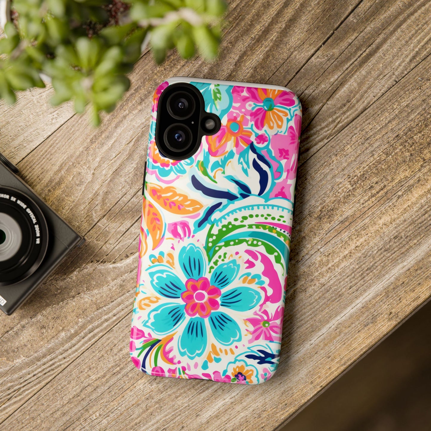 Vibrant Floral Phone Case - Tough & Stylish Protection