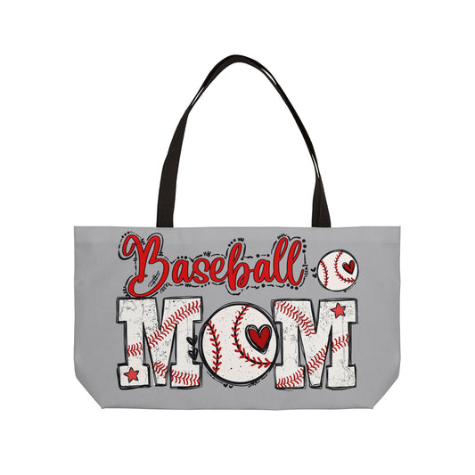 Baseball Mom Weekender Tote Bag - Stylish, Sporty Carryall for Game Days & Travel