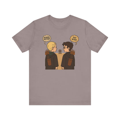 Funny Hogwarts-Themed Tee, Casual Wear, Gift for Fans, Harry Potter Humor, Unisex T-Shirt, Nerdy Clothing