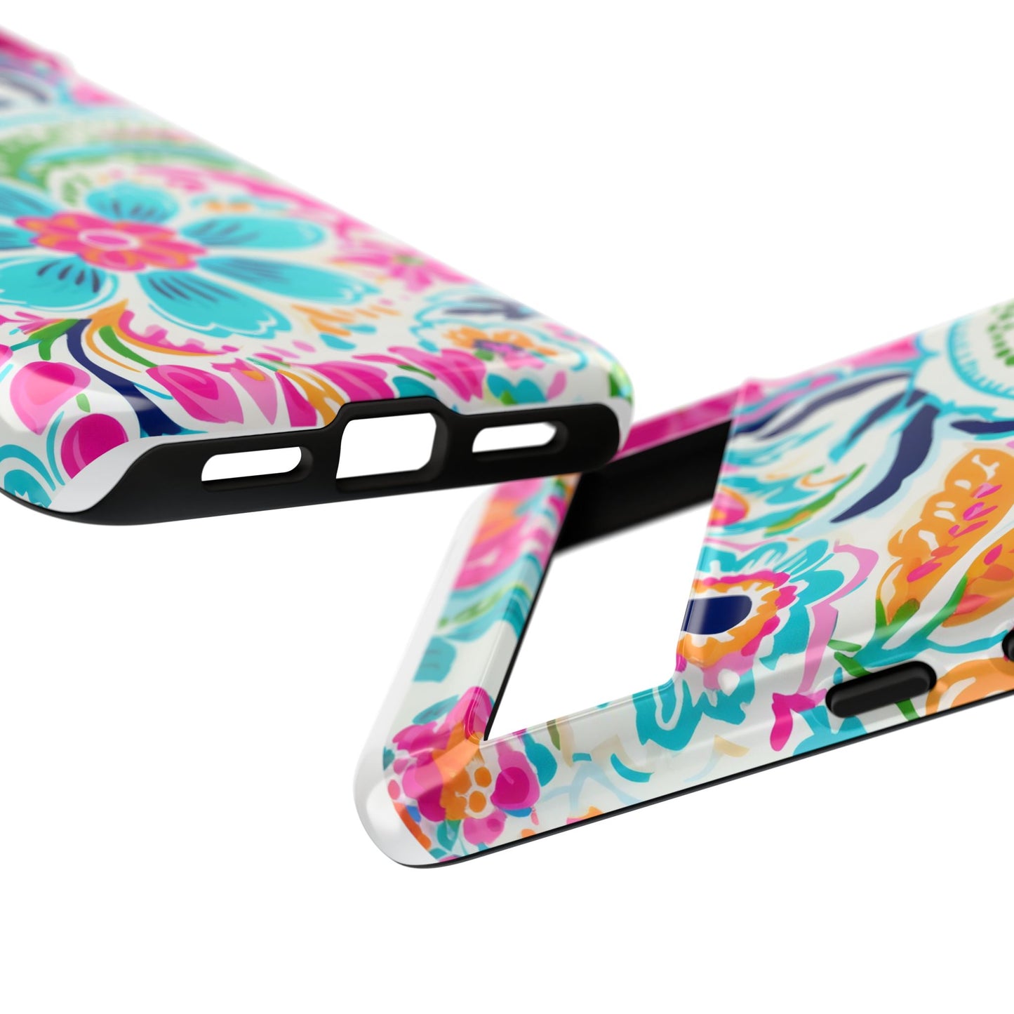 Vibrant Floral Phone Case - Tough & Stylish Protection