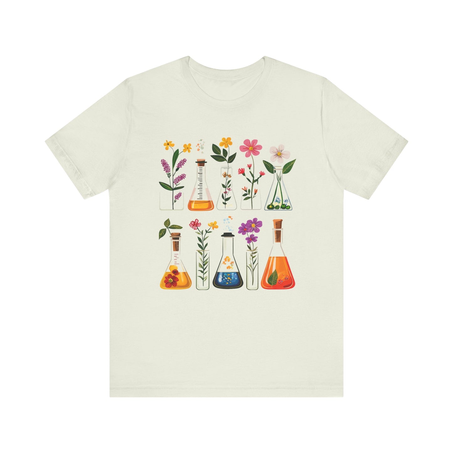 Floral Science Unisex Tee - Perfect for Gardeners & Nature Lovers