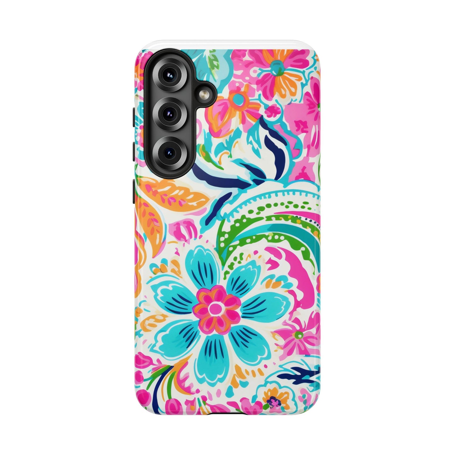 Vibrant Floral Phone Case - Tough & Stylish Protection