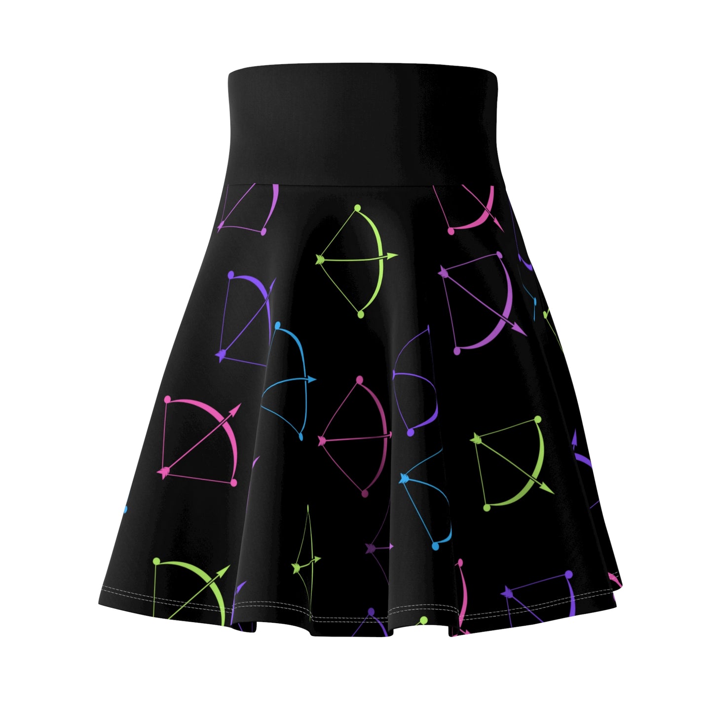 Colorful Archery Skater Skirt