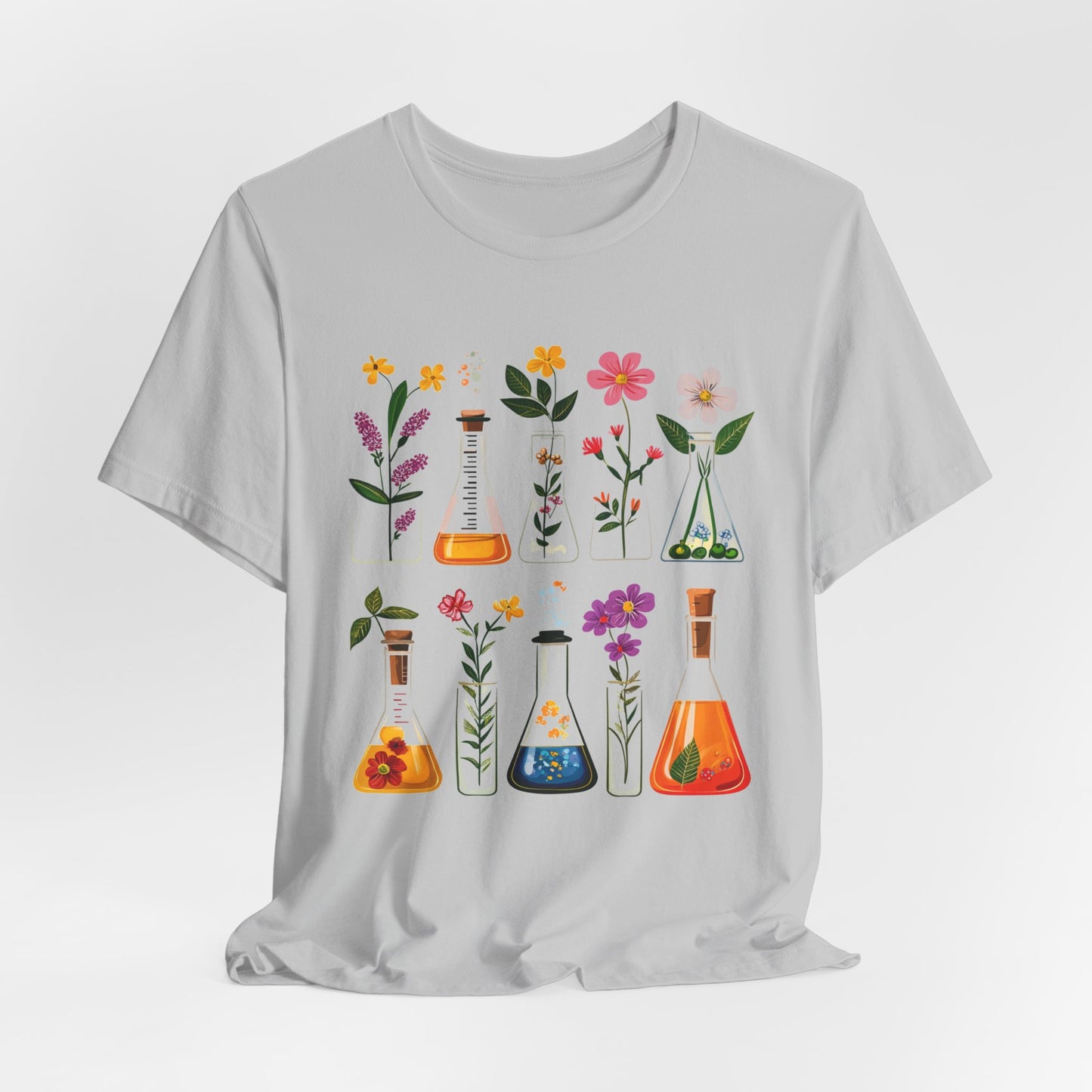Floral Science Unisex Tee - Perfect for Gardeners & Nature Lovers
