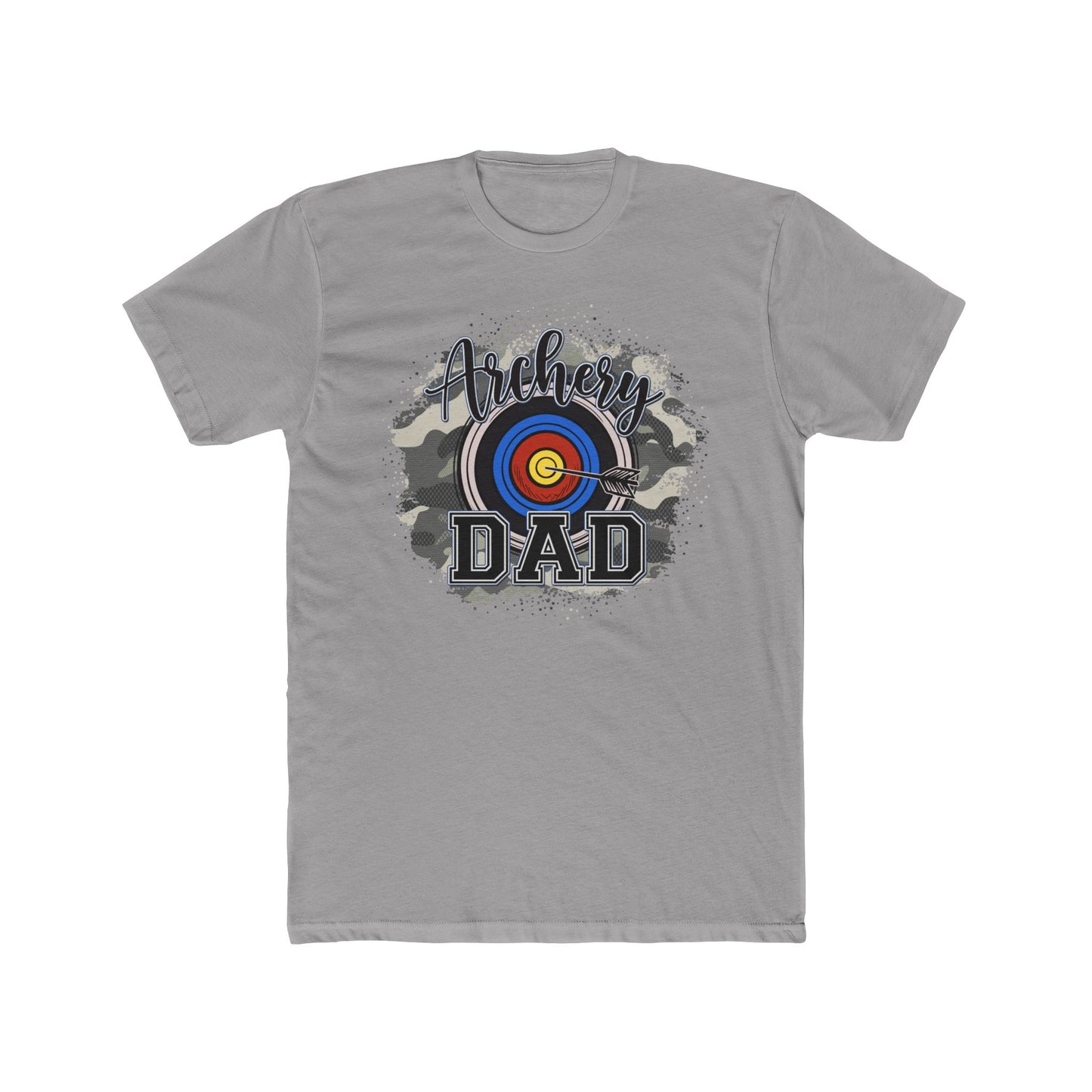 Archery Dad Unisex Cotton Crew Tee - Perfect Gift for Fathers, Archery Enthusiasts, Outdoor Lovers, Birthday Present, Father's Day Gift