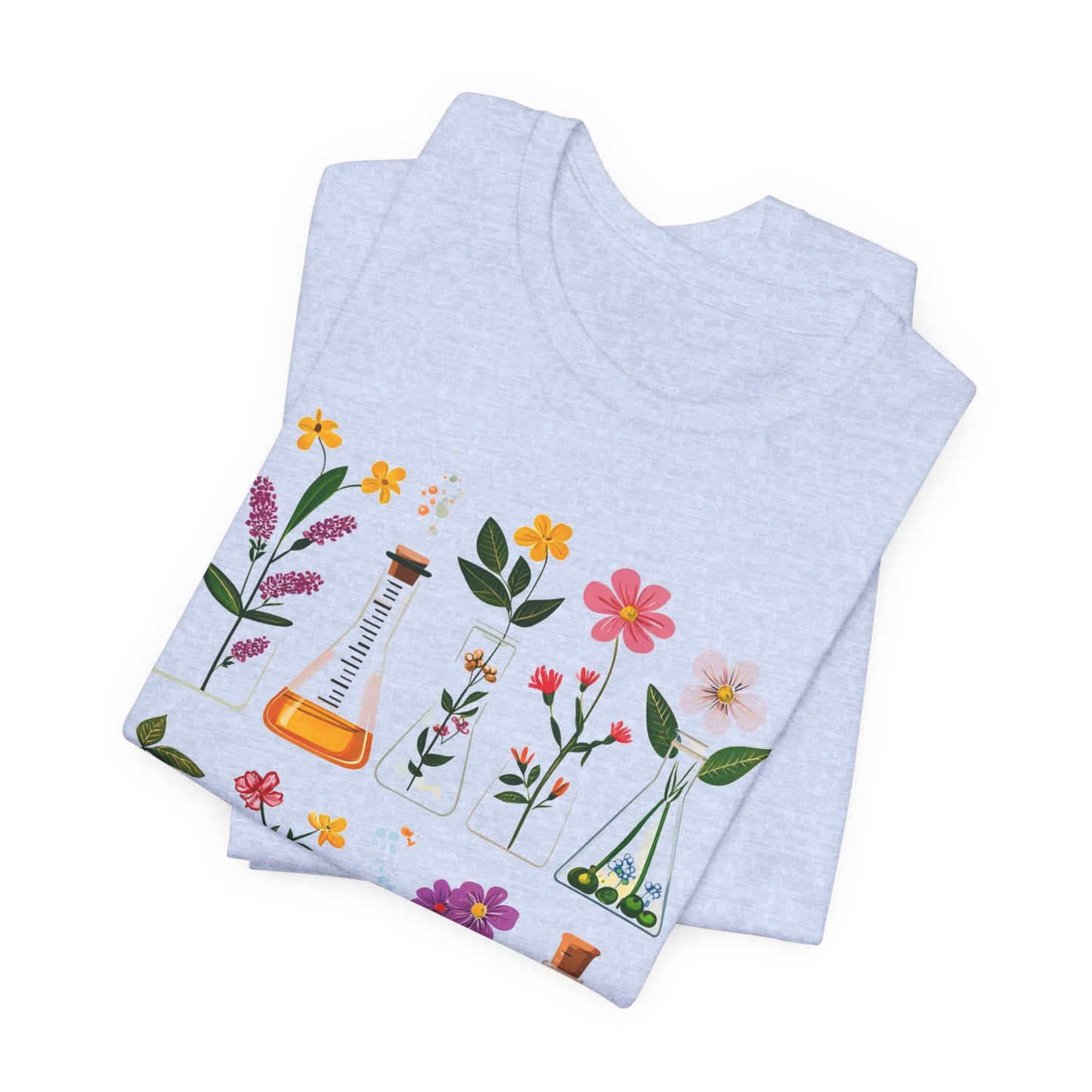 Floral Science Unisex Tee - Perfect for Gardeners & Nature Lovers