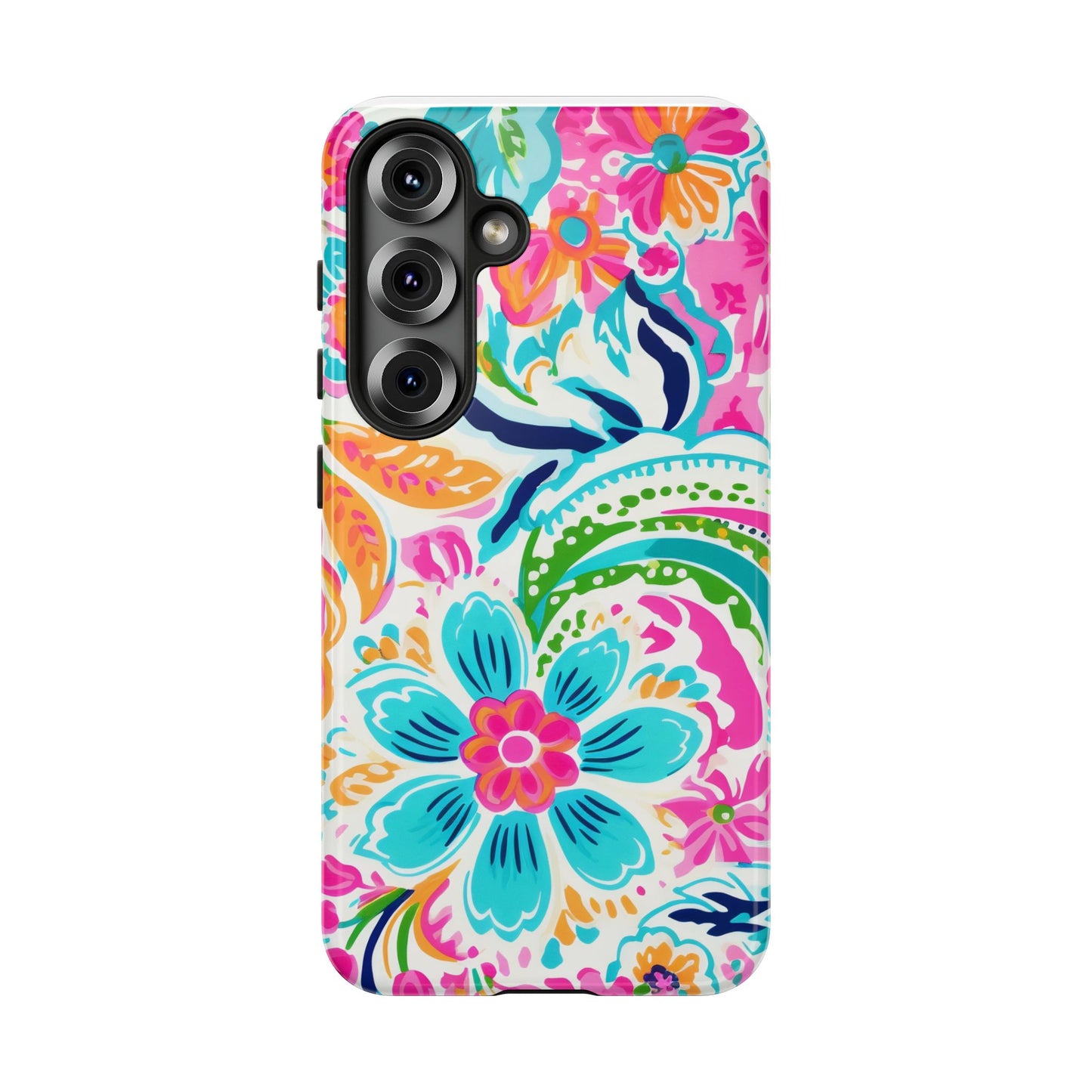 Vibrant Floral Phone Case - Tough & Stylish Protection