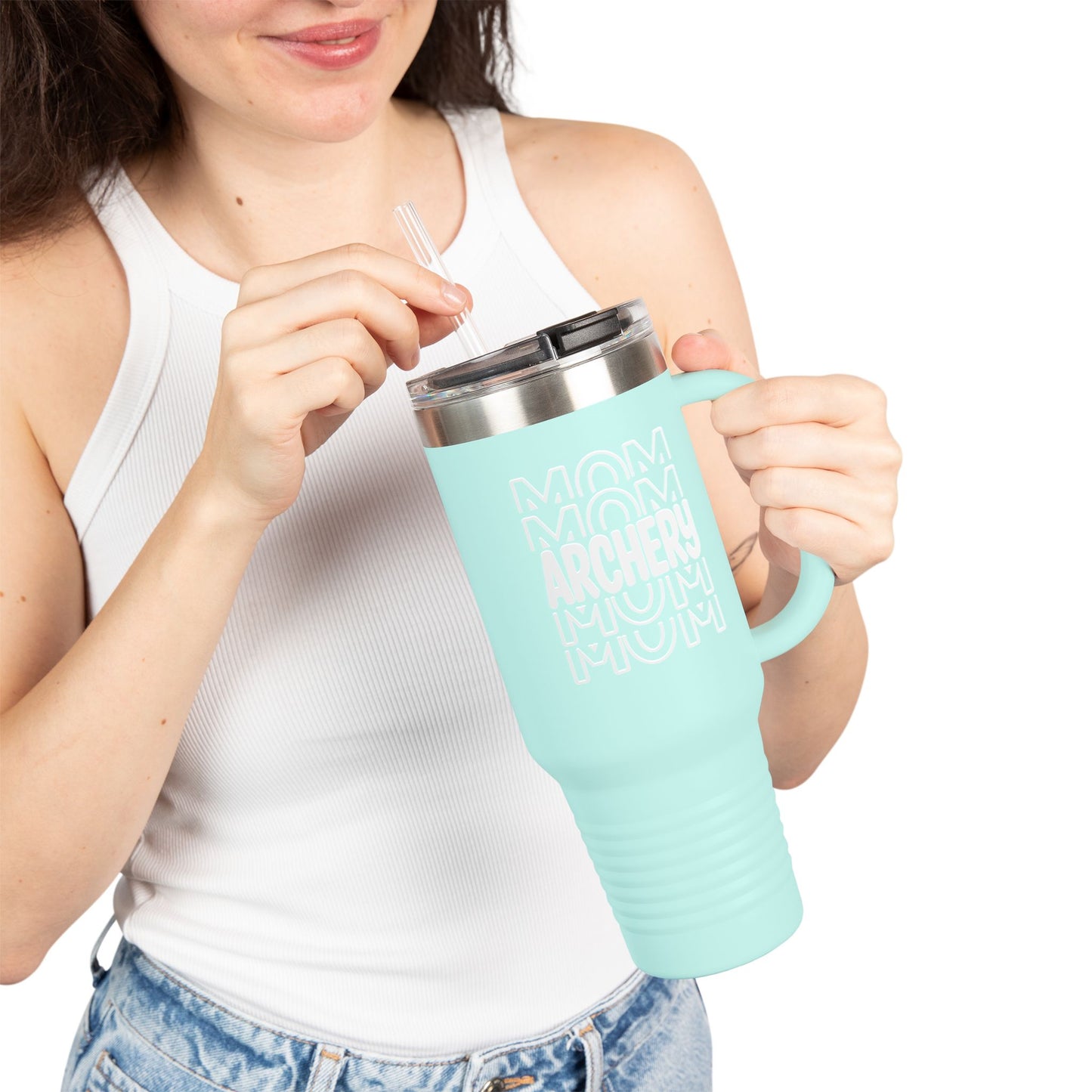 Insulated Archery Mom Tumbler