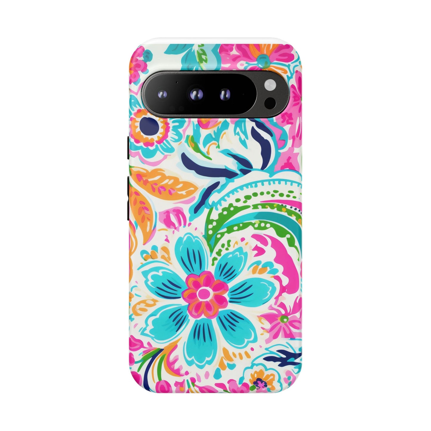 Vibrant Floral Phone Case - Tough & Stylish Protection