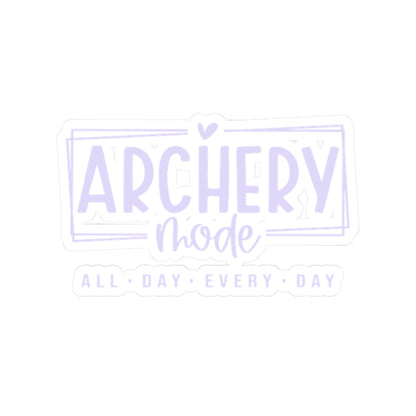 Archery Mode Kiss-Cut Stickers | Perfect for Archers & Enthusiasts | Great for Laptops, Water Bottles, Journals, Gifts